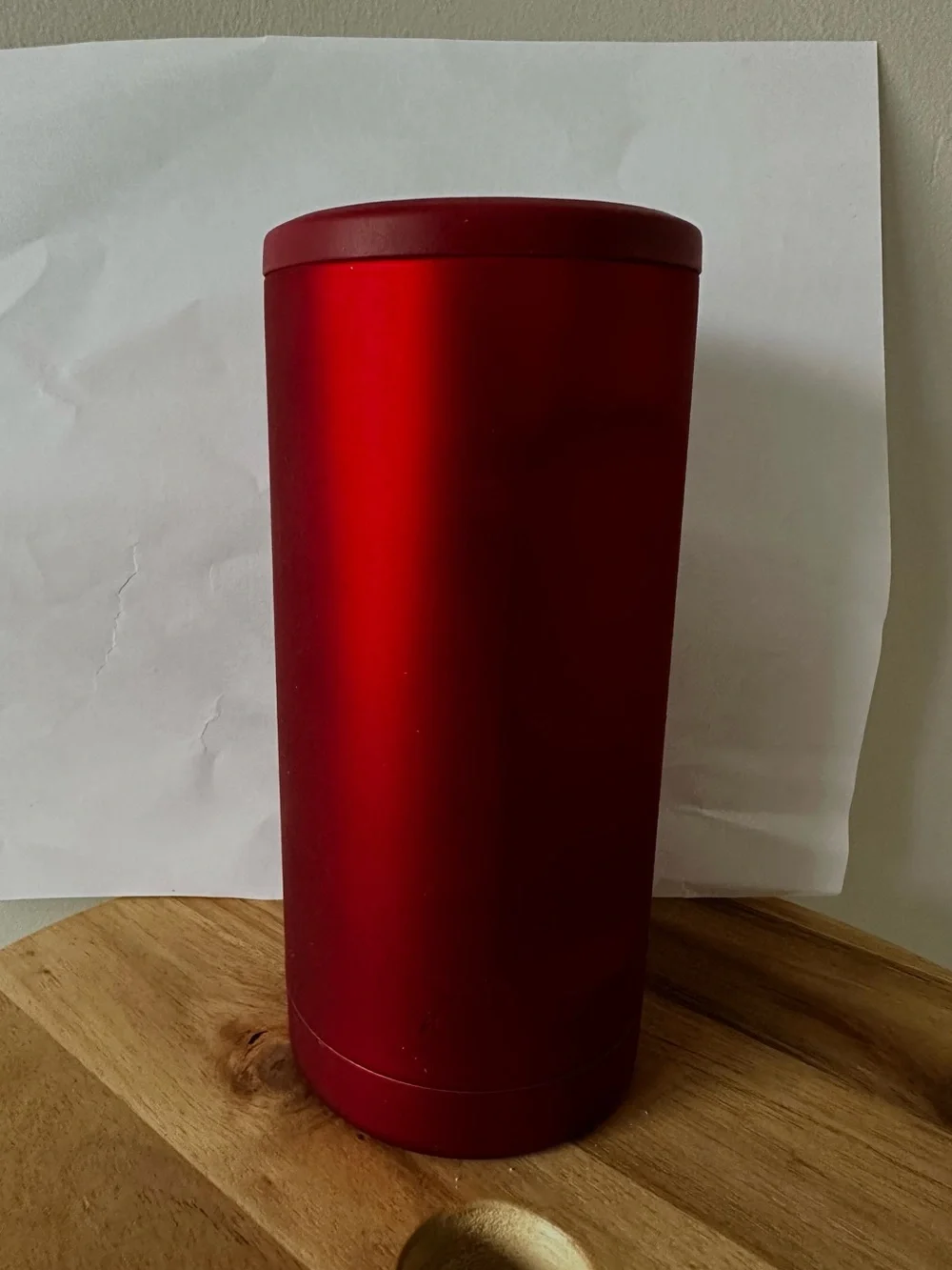 Brumate 12oz Hopsulator Slim Can Cooler in Red Velvet